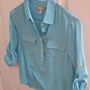 Banana Republic Light Blue Blouse